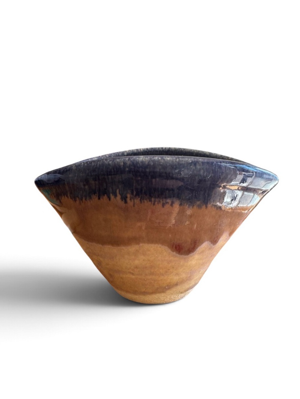 Lisa Howe Signed Studio Pottery Sculptural Vessel Vase